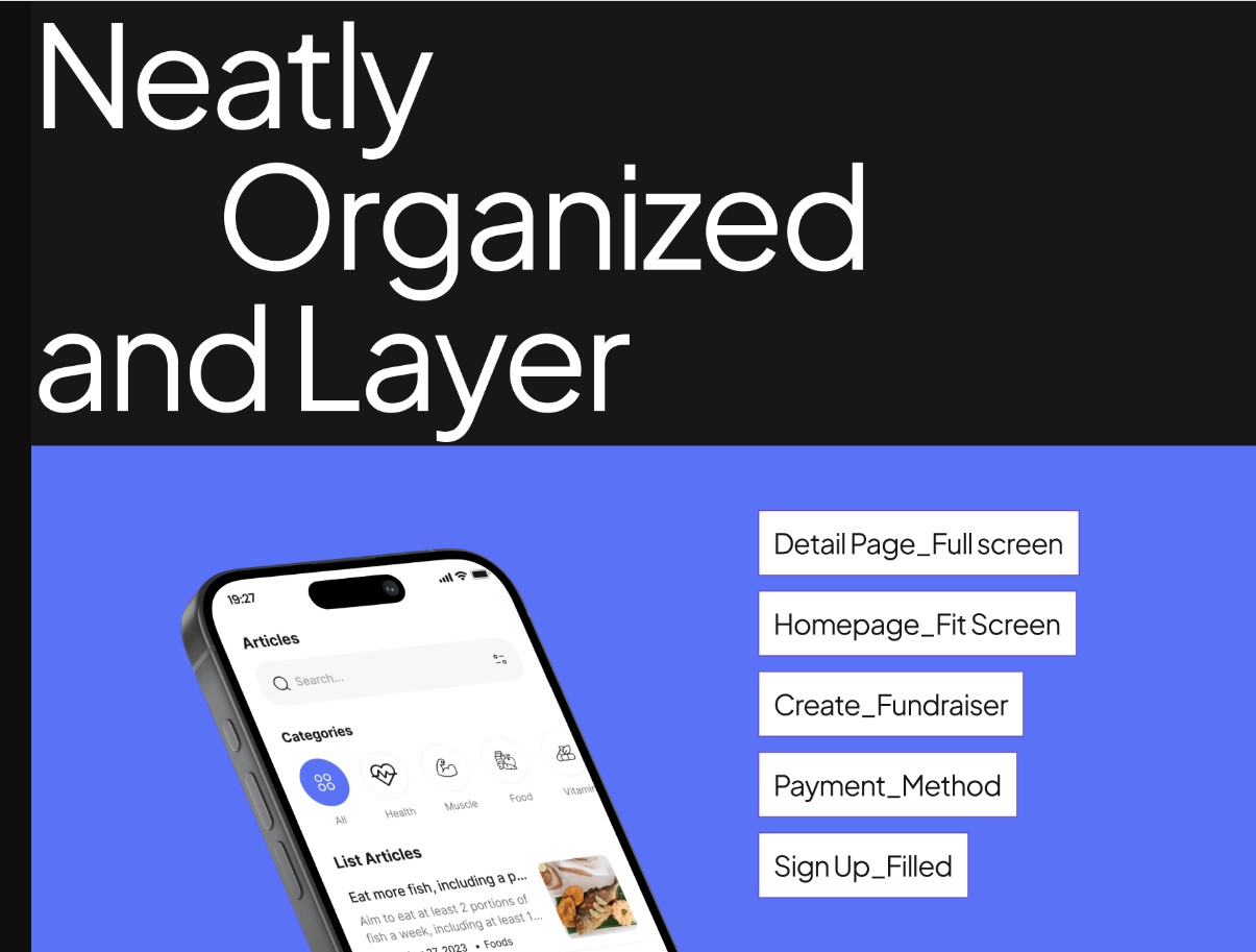 Health Monitoring UI Kit Screenshot 1