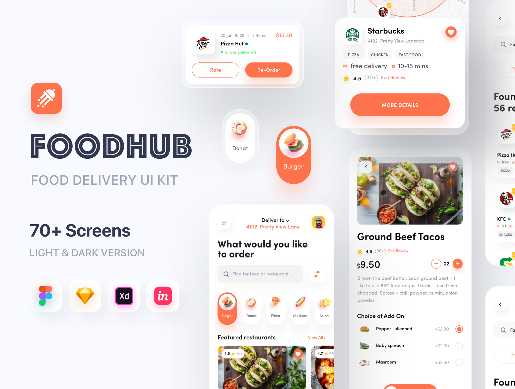 Food Delivery UI Kit