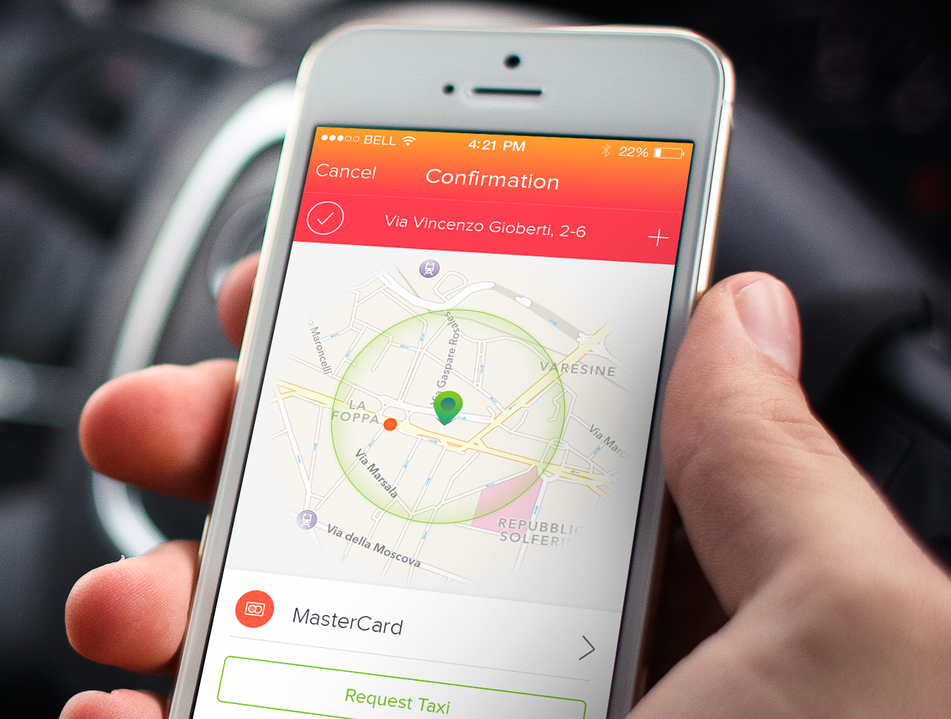 Taxi App Template Screenshot 2