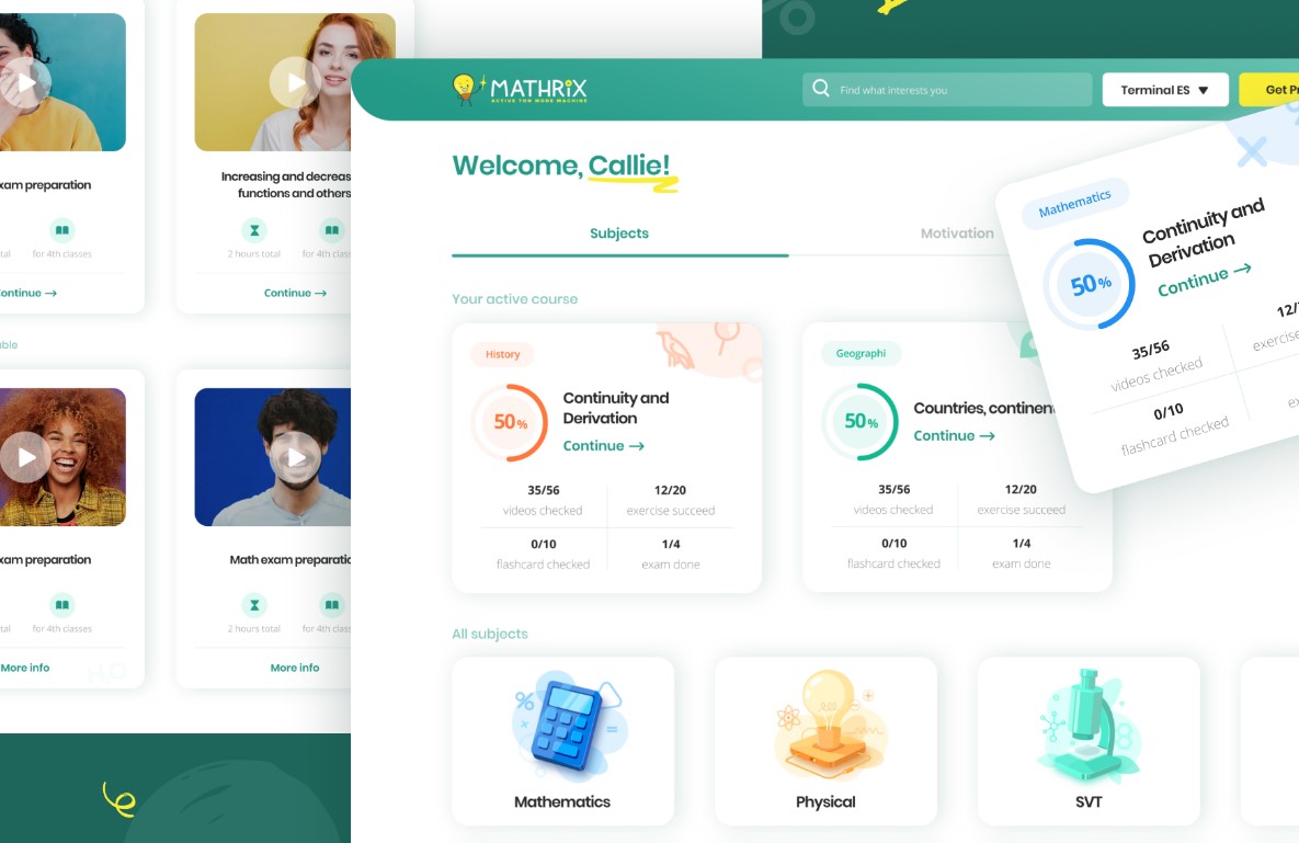 Online Education Platform UI Kit Screenshot 1