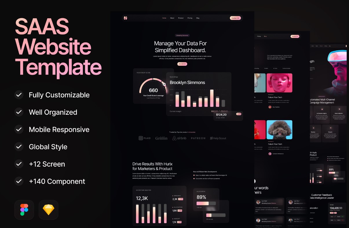 Cloudhub – SaaS Website Template