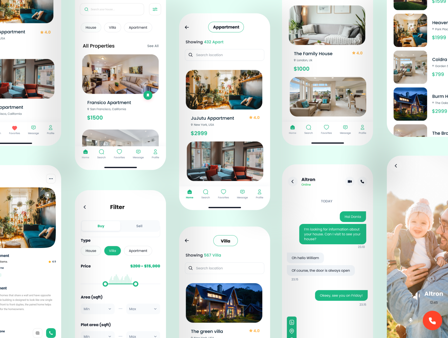 Real Estate App UI Kit Screenshot 1