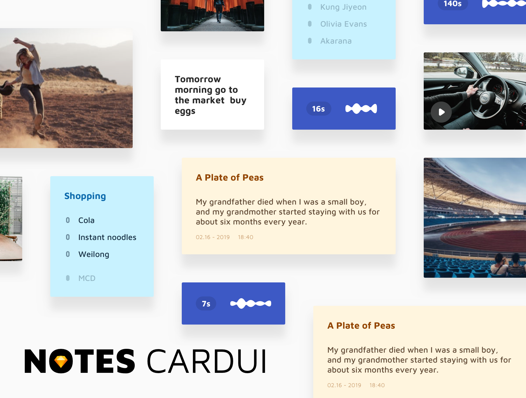 Notes UI Kit Screenshot 1