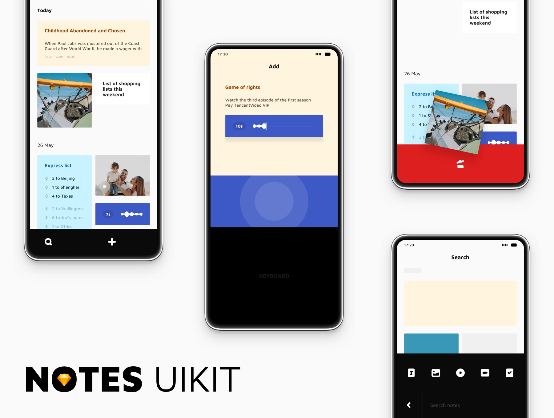 Notes UI Kit Screenshot 2