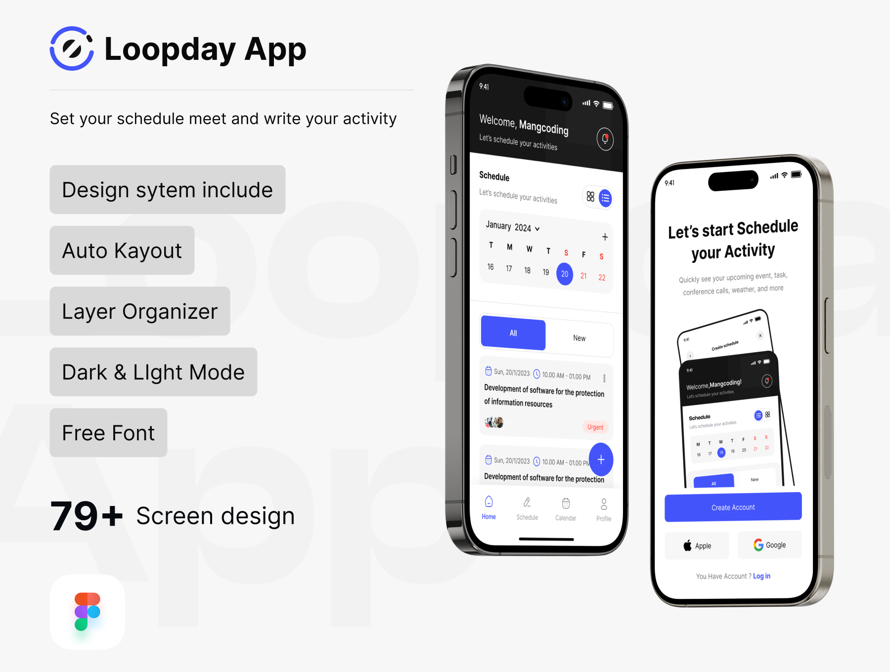 LoopDay & Notes Productivity UI Kit