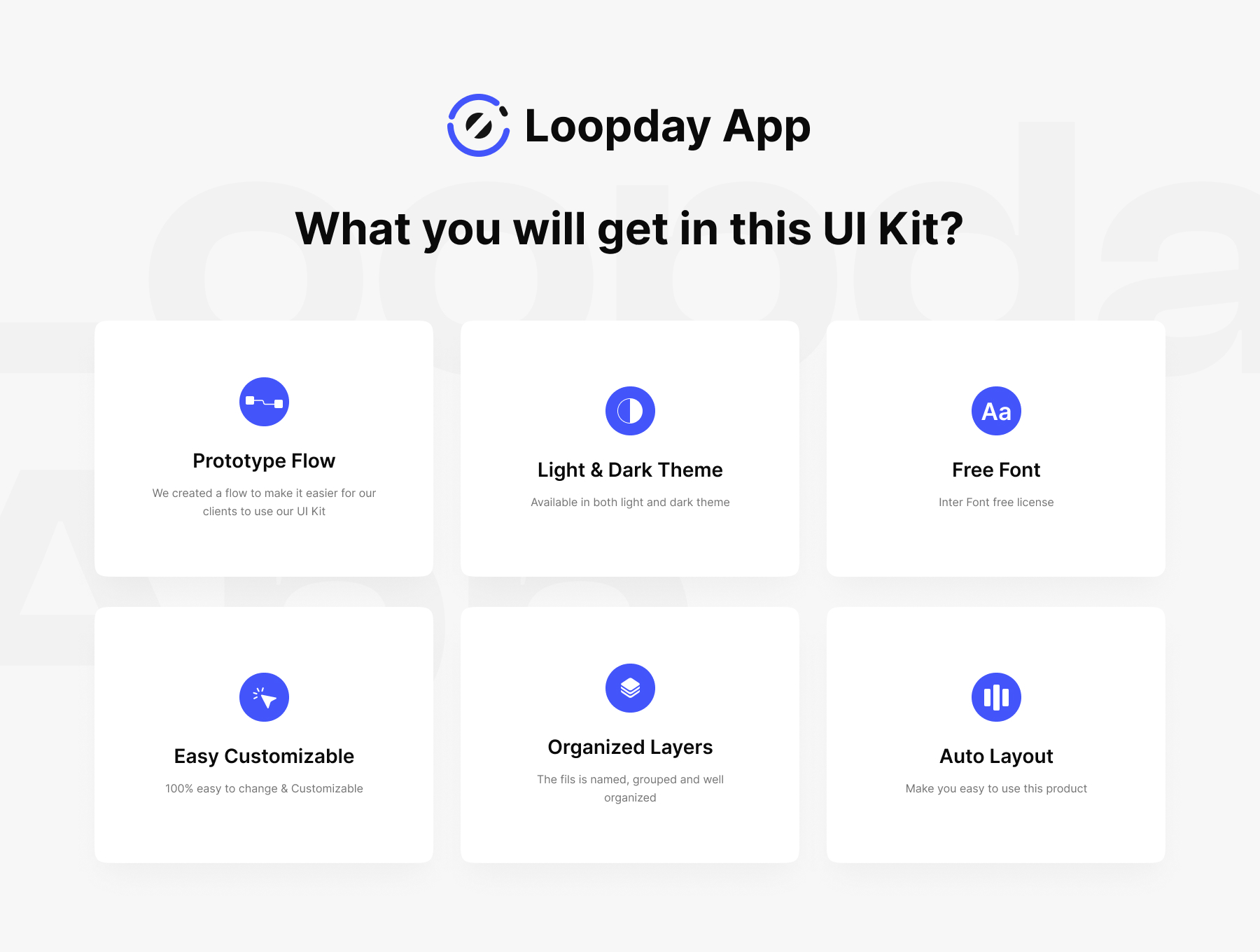 LoopDay & Notes Productivity UI Kit Screenshot 1