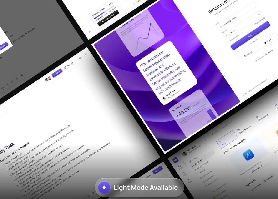 File Management Dashboard UI Kit