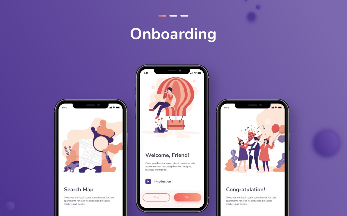 Rent Home Mobile UI Kit