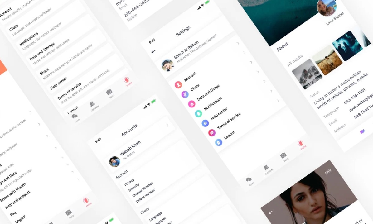 Message App iOS UI Kit Screenshot 1