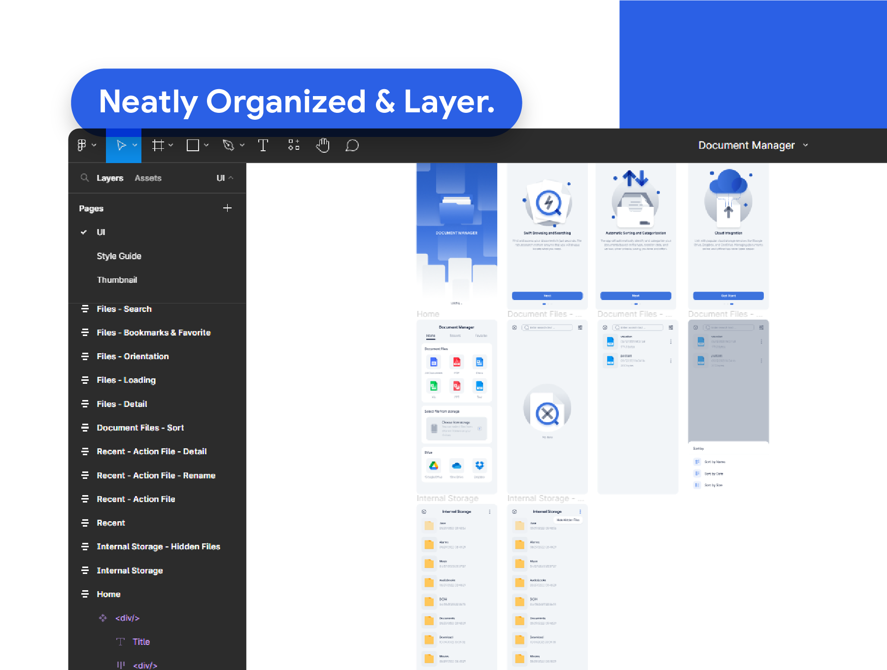 Document Manager UI Kit Screenshot 2
