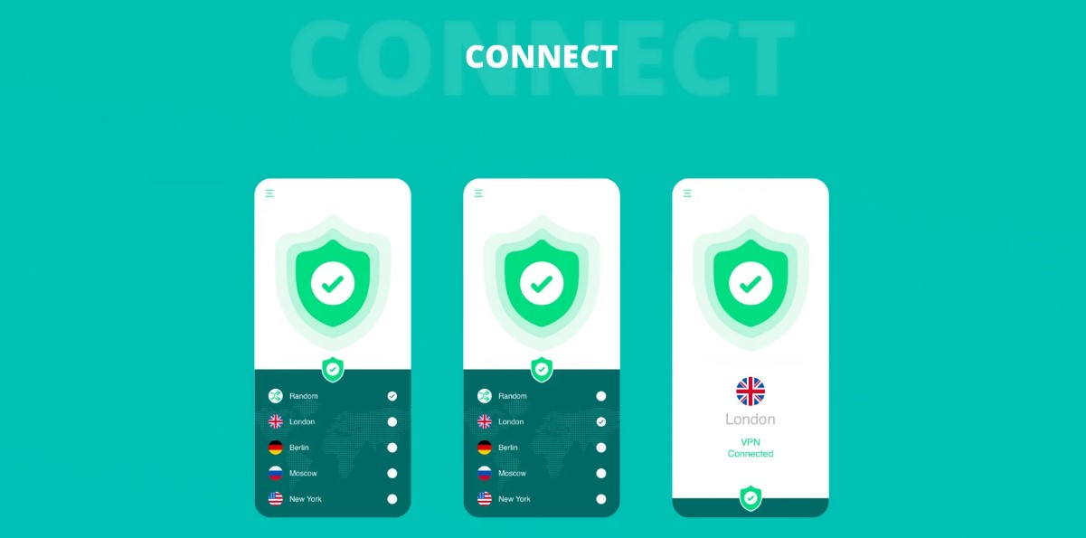 VPN Mobile App UI Kit Screenshot 2