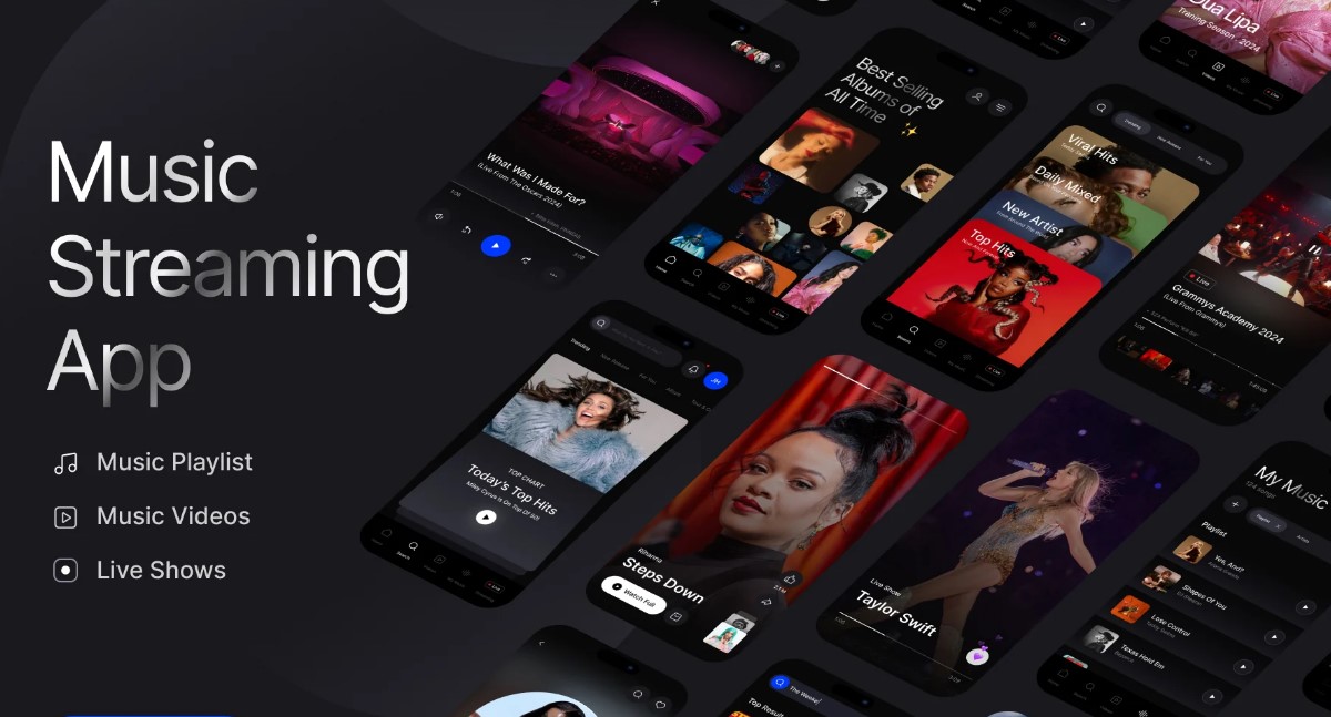 Music Streaming App UI Kit