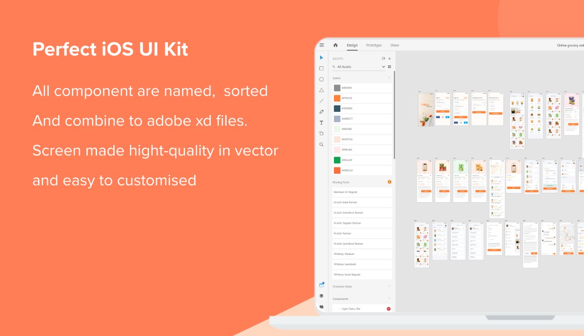 Grocery Delivery & Shopping App UI Kit Screenshot 2