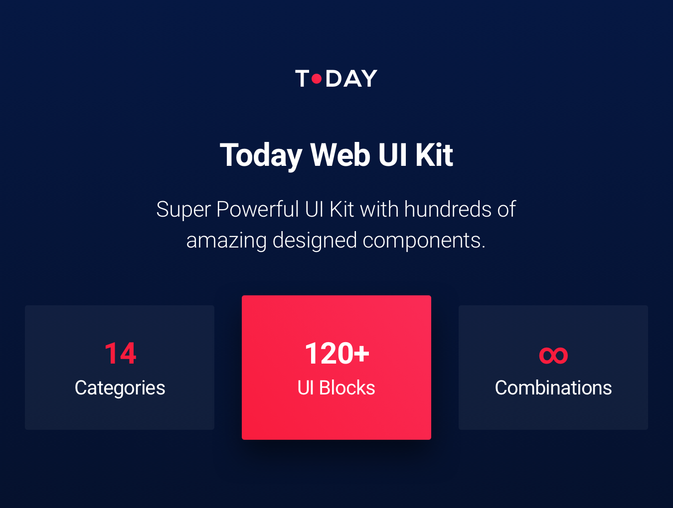 Today – Clean Web UI Kit