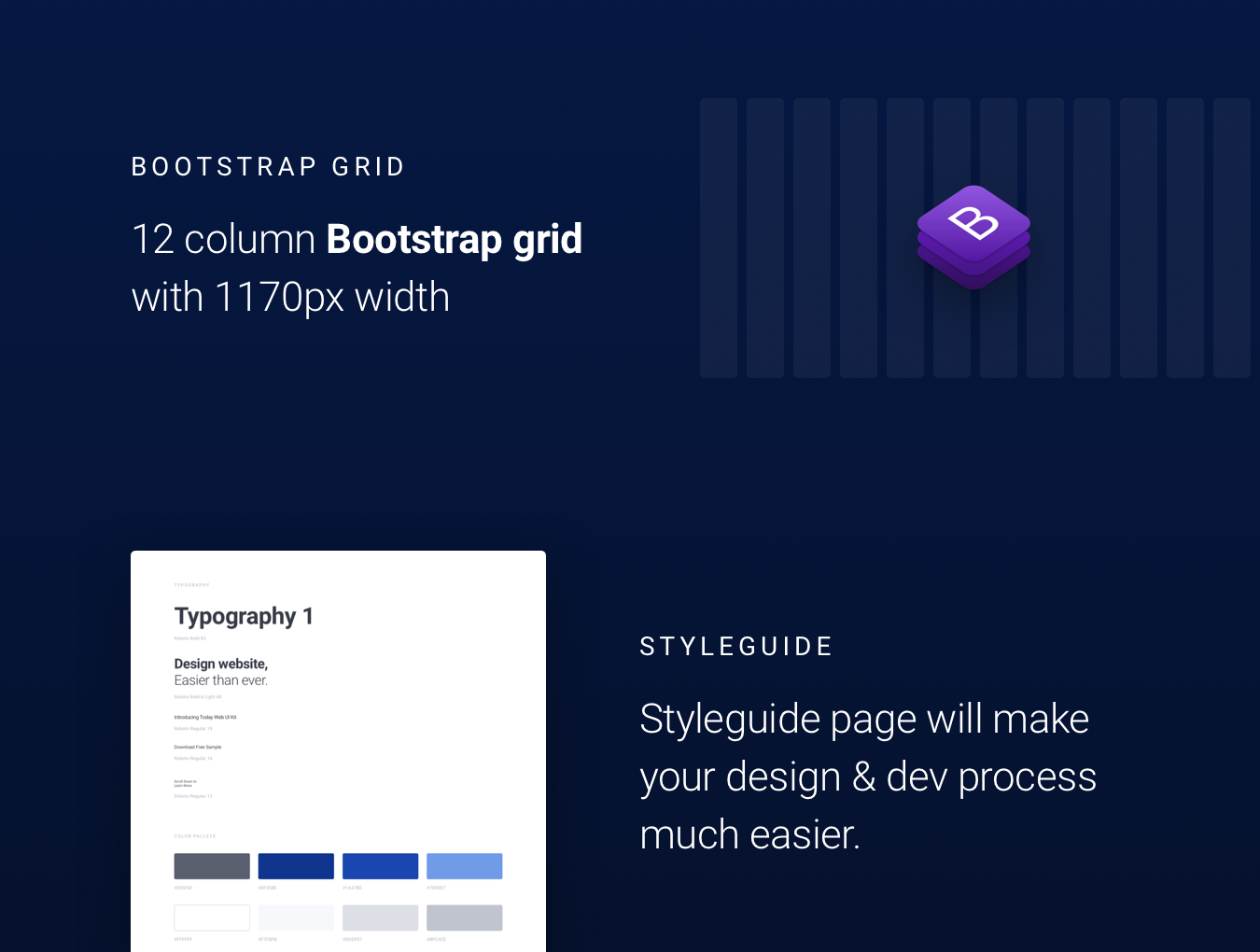 Today – Clean Web UI Kit Screenshot 2