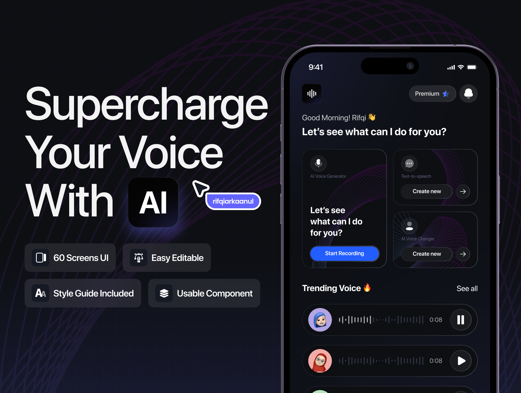 Voice AI UI Kit