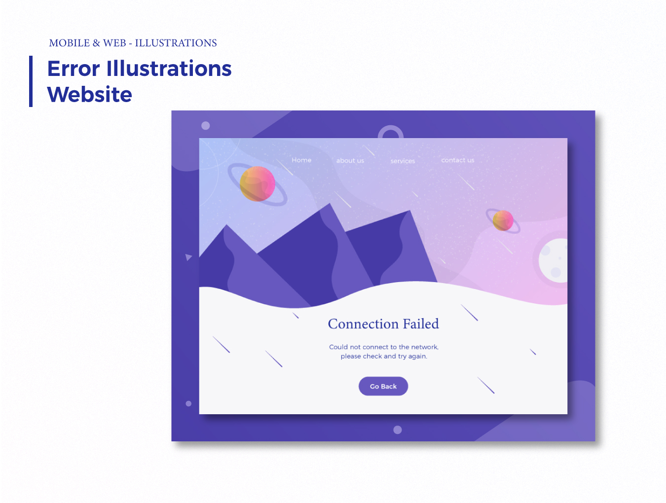 Error & E-commerce Illustrations Screenshot 2
