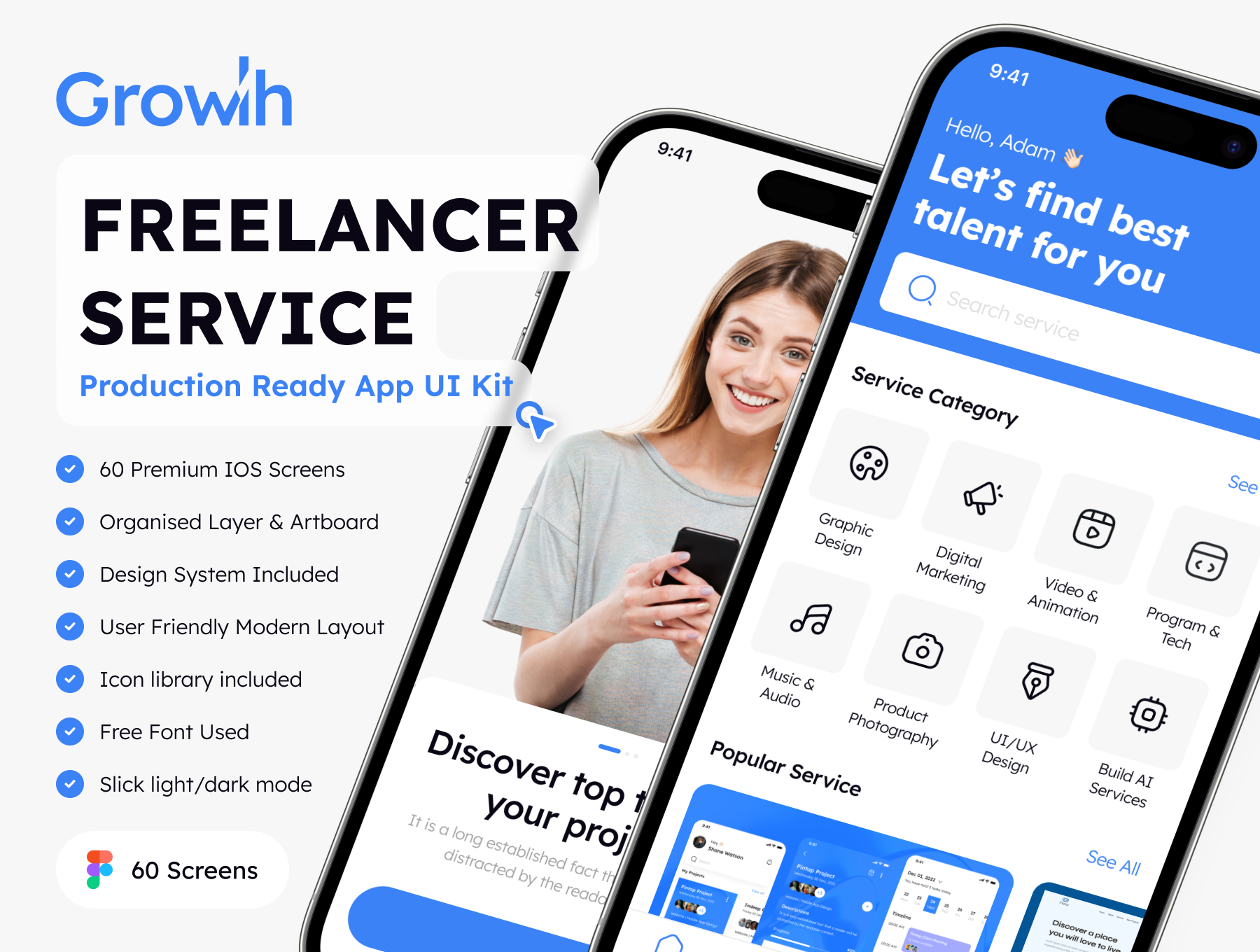 Freelancer Service App UI Kit