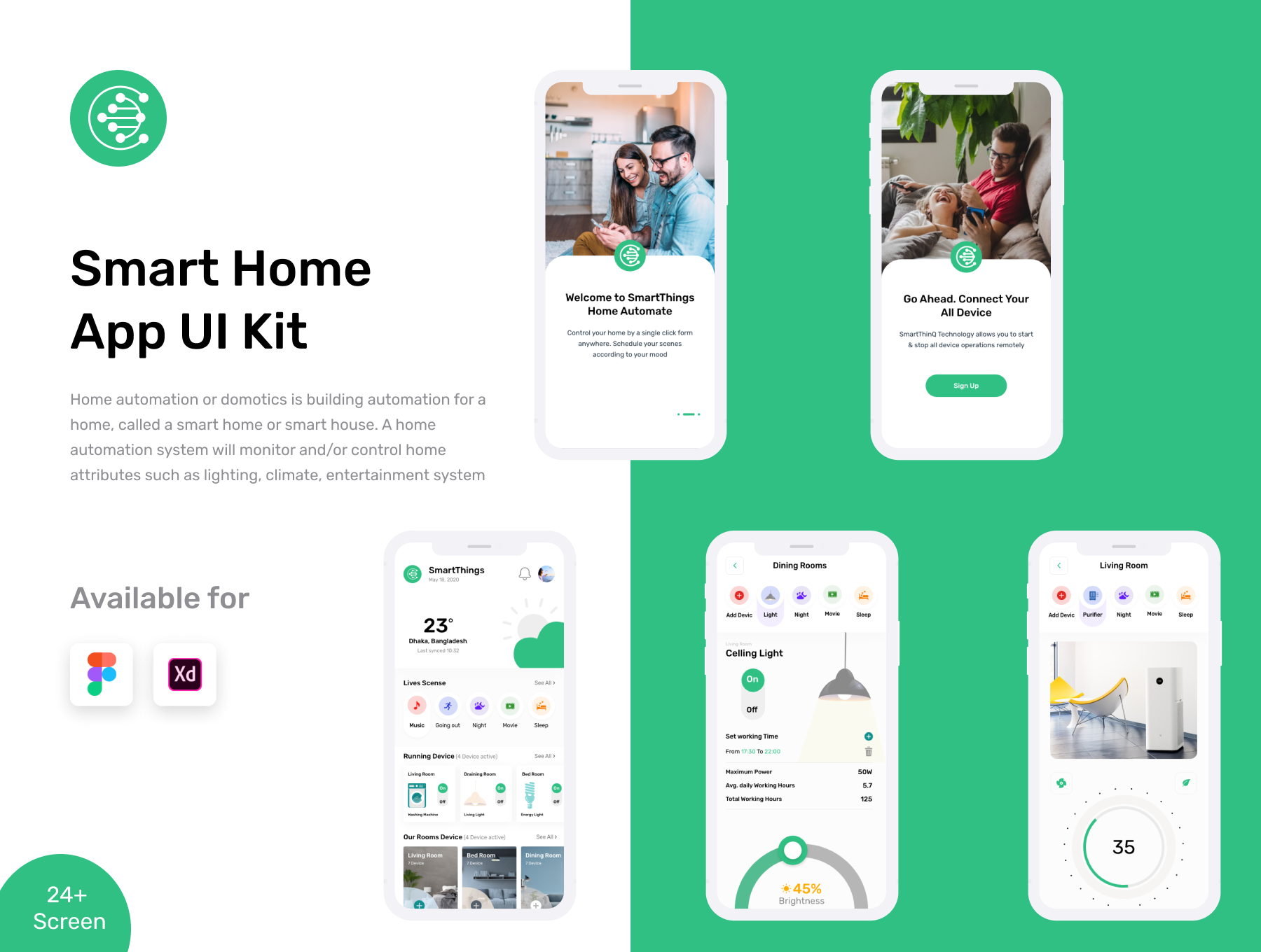 Smart Home App UI Kit