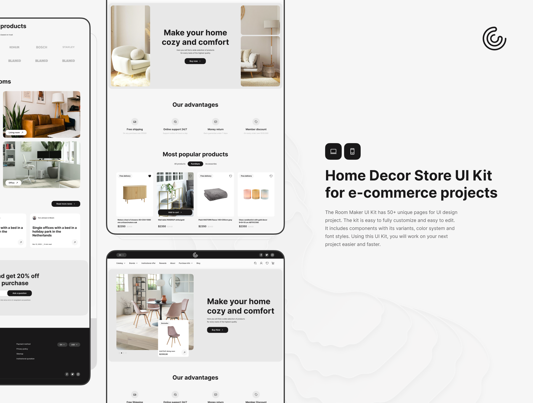 Home Decor Store UI Kit