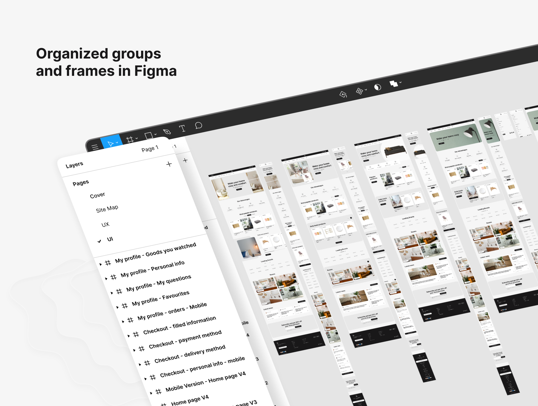 Home Decor Store UI Kit Screenshot 1
