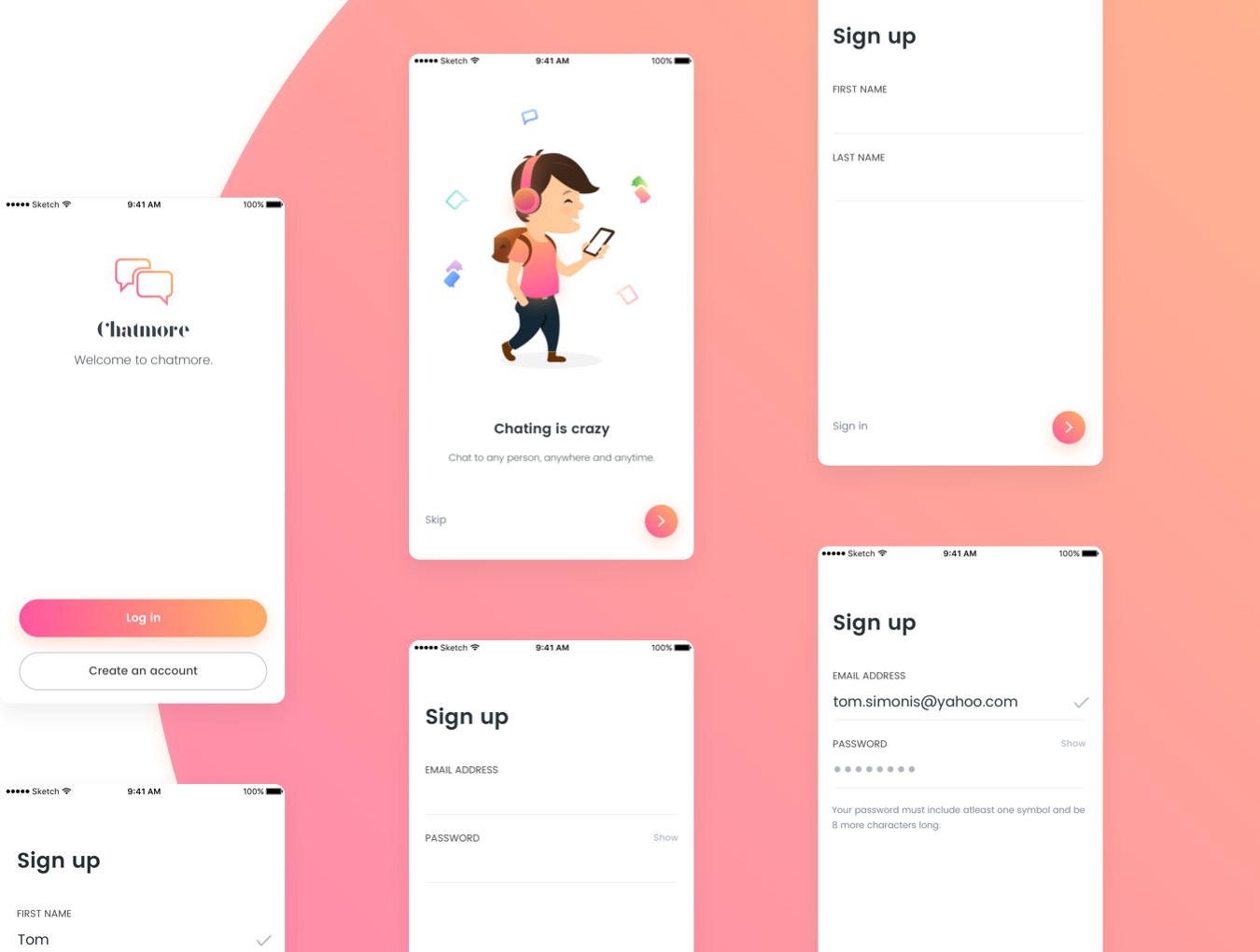 Chat Application UI Screenshot 2
