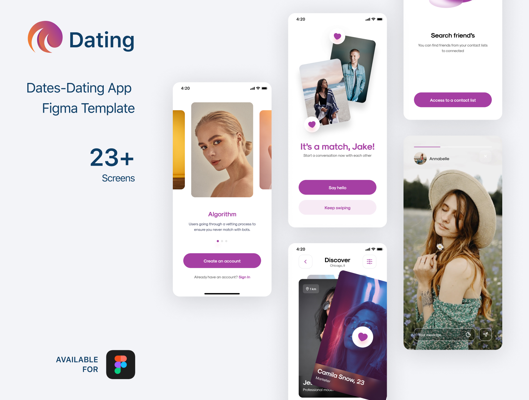 Dating App UI Kit Screenshot 1