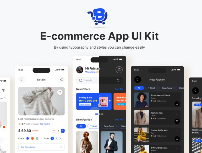 E-commerce Mobile App Kit