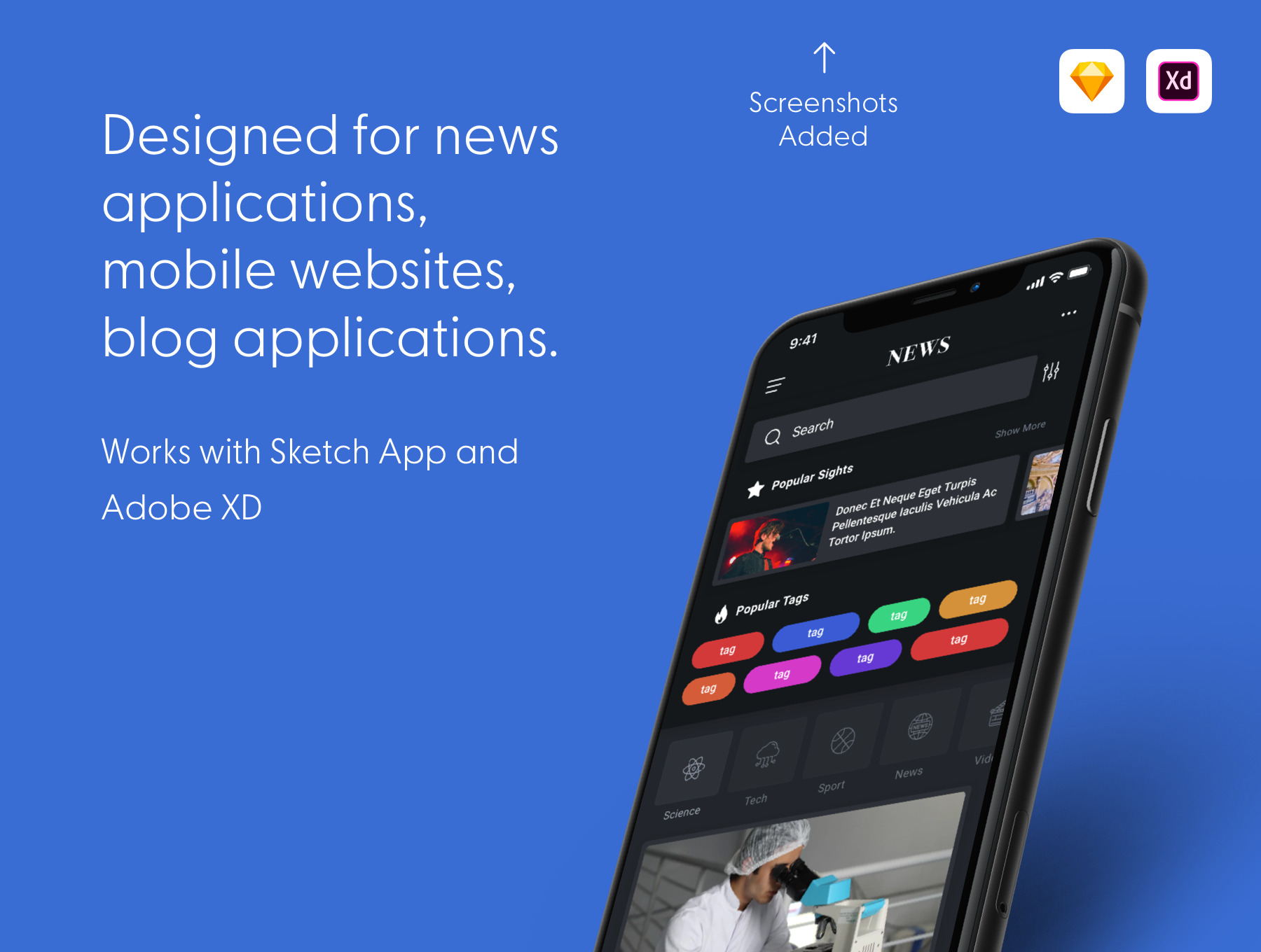 News Reader App Screenshot 1