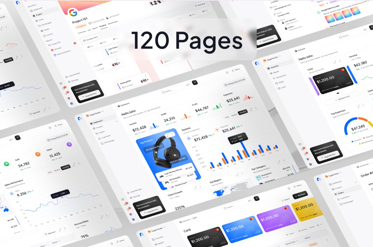 Nexlab Dashboard Saas UI Kit Screenshot 2